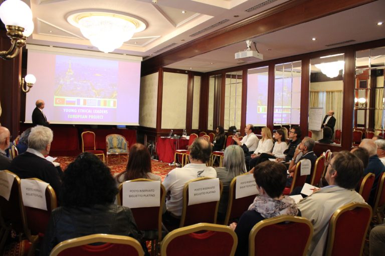 Présentation du projet « Jeunes Leaders Éthiques » par notre partenaire Italien